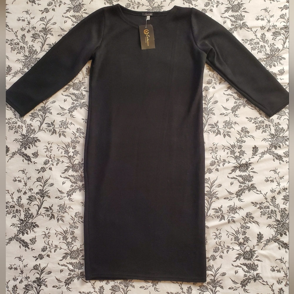 Chic Black Midi Dress